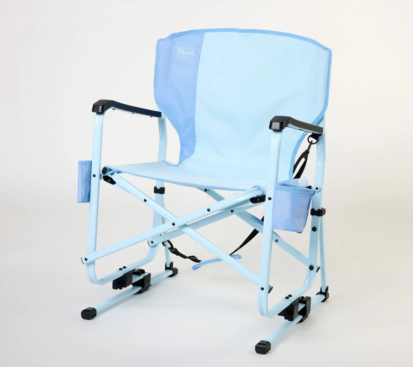 Comfortable Folding Rocking Chair with Smooth Motion, High Back Support and Portable Outdoor Design