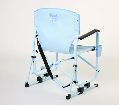 Comfortable Folding Rocking Chair with Smooth Motion, High Back Support and Portable Outdoor Design