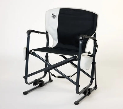 Comfortable Folding Rocking Chair with Smooth Motion, High Back Support and Portable Outdoor Design