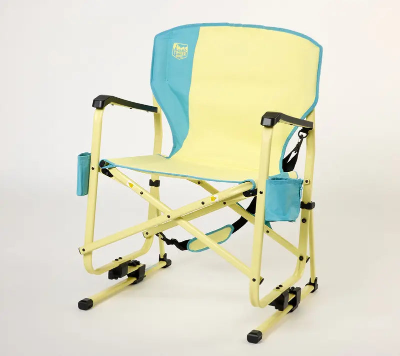 Comfortable Folding Rocking Chair with Smooth Motion, High Back Support and Portable Outdoor Design
