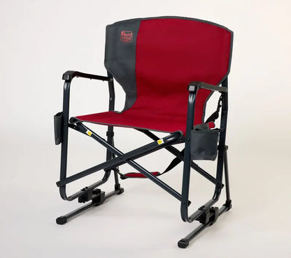 Comfortable Folding Rocking Chair with Smooth Motion, High Back Support and Portable Outdoor Design